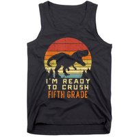 Im Ready To Crush 5th Fifth Grade Dinosaur Back School Boy Tank Top