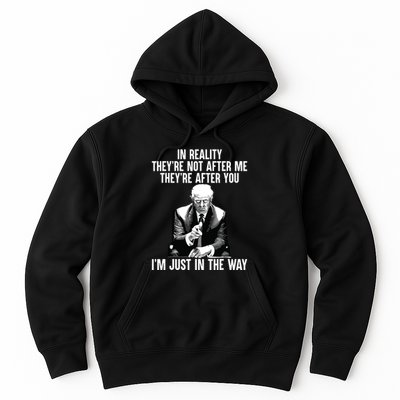 In Reality Theyre Not After Me Theyre After You Trump 2024 Hoodie