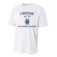 I Refuse To Tolerate Lactose Performance Sprint T-Shirt