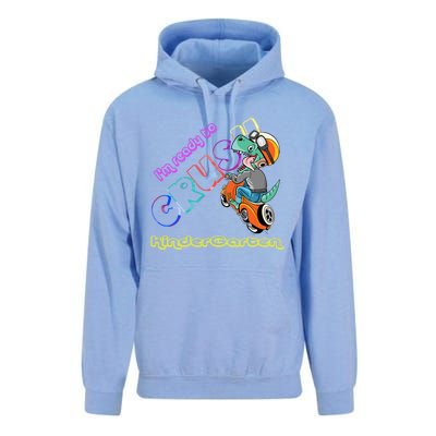 I'm Ready To Crush Kindergarten Dinosaurs Back To School Gift Unisex Surf Hoodie