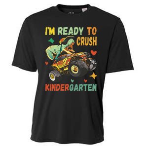 I'm Ready To Crush Kindergarten Dinosaur Back To School Cooling Performance Crew T-Shirt