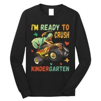 I'm Ready To Crush Kindergarten Dinosaur Back To School Long Sleeve Shirt