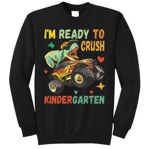 I'm Ready To Crush Kindergarten Dinosaur Back To School Sweatshirt