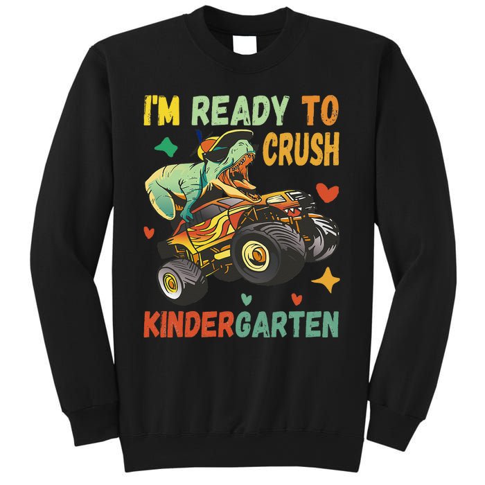 I'm Ready To Crush Kindergarten Dinosaur Back To School Sweatshirt