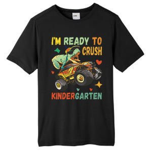 I'm Ready To Crush Kindergarten Dinosaur Back To School Tall Fusion ChromaSoft Performance T-Shirt