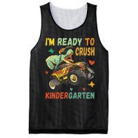 I'm Ready To Crush Kindergarten Dinosaur Back To School Mesh Reversible Basketball Jersey Tank