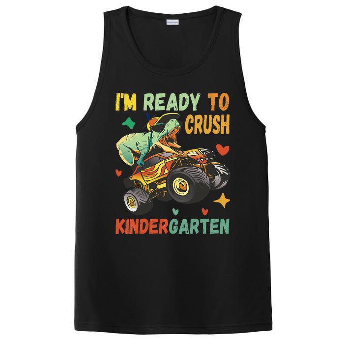 I'm Ready To Crush Kindergarten Dinosaur Back To School PosiCharge Competitor Tank