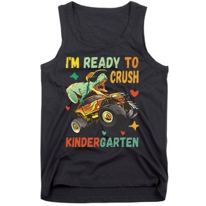 I'm Ready To Crush Kindergarten Dinosaur Back To School Tank Top