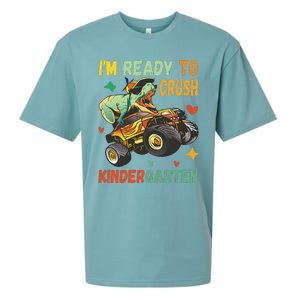 I'm Ready To Crush Kindergarten Dinosaur Back To School Sueded Cloud Jersey T-Shirt