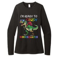 IM Ready To Crush Kindergarten Dinosaur 1st Day Of School Womens CVC Long Sleeve Shirt