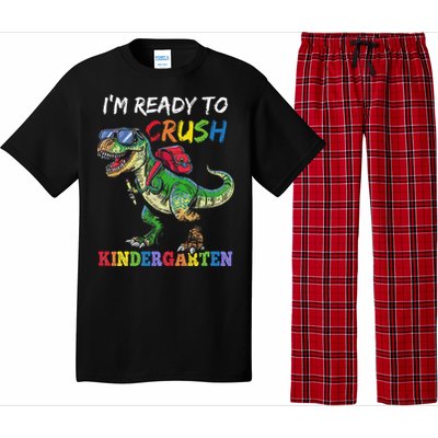 IM Ready To Crush Kindergarten Dinosaur 1st Day Of School Pajama Set