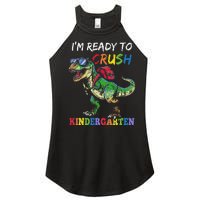 IM Ready To Crush Kindergarten Dinosaur 1st Day Of School Women's Perfect Tri Rocker Tank