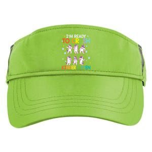 Im Ready To Crush Kindergarten Dabbing Unicorn Meaningful Gift Adult Drive Performance Visor