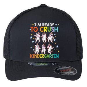 Im Ready To Crush Kindergarten Dabbing Unicorn Meaningful Gift Flexfit Unipanel Trucker Cap