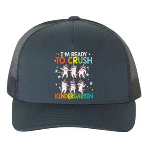 Im Ready To Crush Kindergarten Dabbing Unicorn Meaningful Gift Yupoong Adult 5-Panel Trucker Hat