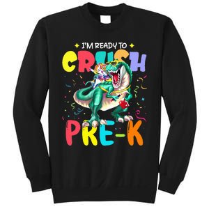 I'm Ready To Crush PreK Unicorn Dinosaur Back To School Sweatshirt