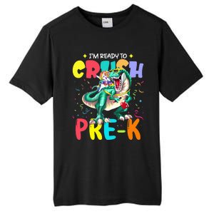 I'm Ready To Crush PreK Unicorn Dinosaur Back To School Tall Fusion ChromaSoft Performance T-Shirt