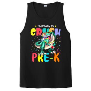 I'm Ready To Crush PreK Unicorn Dinosaur Back To School PosiCharge Competitor Tank