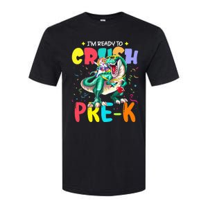 I'm Ready To Crush PreK Unicorn Dinosaur Back To School Softstyle CVC T-Shirt