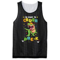 Im Ready To Crush PreK T Rex Dinosaur Back To School Mesh Reversible Basketball Jersey Tank