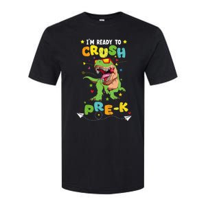 Im Ready To Crush PreK T Rex Dinosaur Back To School Softstyle CVC T-Shirt