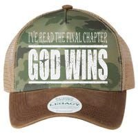 Ive Read The Final Chapter God Wins Christian Legacy Tie Dye Trucker Hat