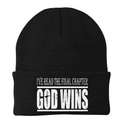 Ive Read The Final Chapter God Wins Christian Beanie