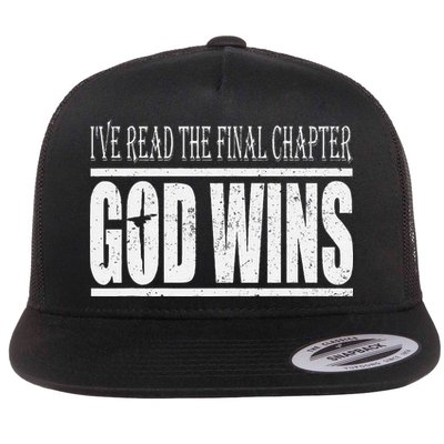 Ive Read The Final Chapter God Wins Christian Flatbill Hat