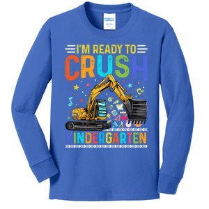 Im Ready To Crush Kindergarten Team Kindergarten Teacher Meaningful Gift Kids Long Sleeve Shirt