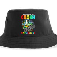 I'm Ready To Crush Kindergarten Dinosaur Back To School Sustainable Bucket Hat