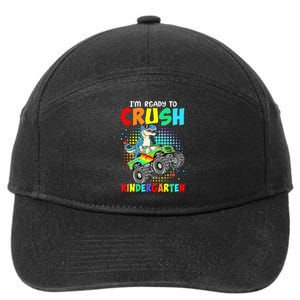 I'm Ready To Crush Kindergarten Dinosaur Back To School 7-Panel Snapback Hat