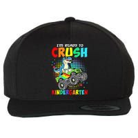 I'm Ready To Crush Kindergarten Dinosaur Back To School Wool Snapback Cap