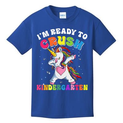 Im Ready To Crush Kindergarten Unicorn Back To School Gift Kids T-Shirt