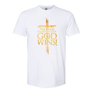 IVe Read The Final Chapter God Wins Christian Faith Cross Softstyle CVC T-Shirt