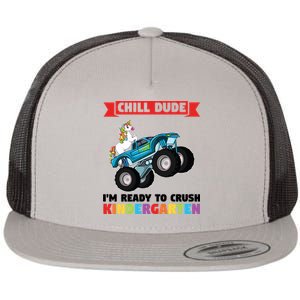 Im Ready To Crush Kindergarten Kindergarten Graduation Gift Flat Bill Trucker Hat