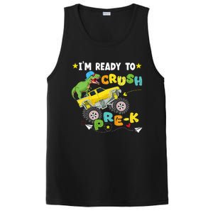 Im Ready To Crush PreK T Rex Dinosaur Truck Back To School PosiCharge Competitor Tank