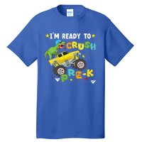 Im Ready To Crush PreK T Rex Dinosaur Truck Back To School Tall T-Shirt