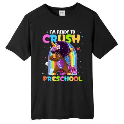 Im Ready To Crush Preschool Rainbow Unicorn Back To School Cute Gift Tall Fusion ChromaSoft Performance T-Shirt