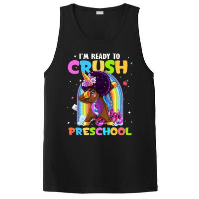 Im Ready To Crush Preschool Rainbow Unicorn Back To School Cute Gift PosiCharge Competitor Tank