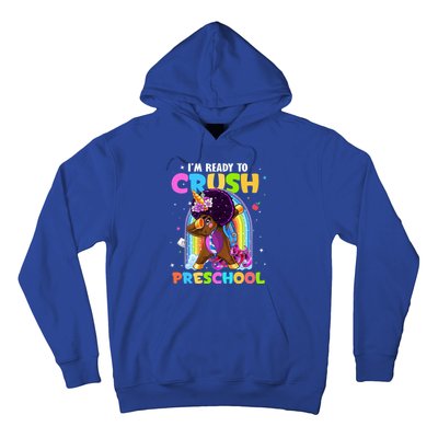 Im Ready To Crush Preschool Rainbow Unicorn Back To School Cute Gift Hoodie