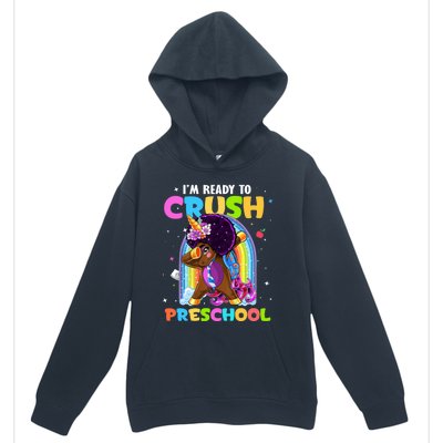 Im Ready To Crush Preschool Rainbow Unicorn Back To School Cute Gift Urban Pullover Hoodie