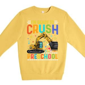 Im Ready To Crush Preschool Team Preschool Teacher Great Gift Premium Crewneck Sweatshirt