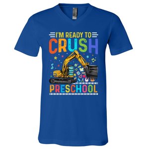 Im Ready To Crush Preschool Team Preschool Teacher Great Gift V-Neck T-Shirt