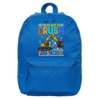 Im Ready To Crush Preschool Team Preschool Teacher Great Gift 16 in Basic Backpack