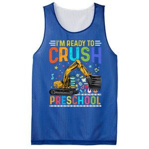 Im Ready To Crush Preschool Team Preschool Teacher Great Gift Mesh Reversible Basketball Jersey Tank