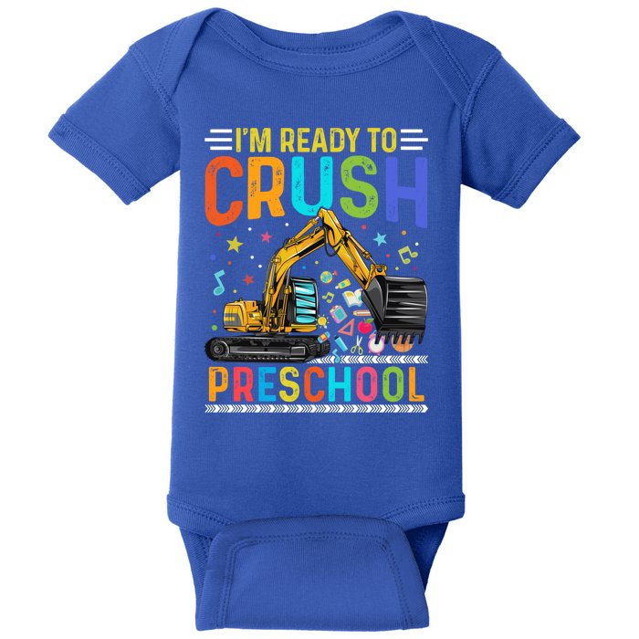 Im Ready To Crush Preschool Team Preschool Teacher Great Gift Baby Bodysuit