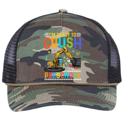 Im Ready To Crush Preschool Team Preschool Teacher Great Gift Retro Rope Trucker Hat Cap