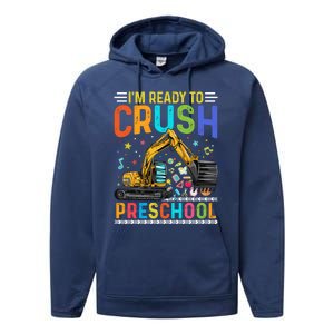 Im Ready To Crush Preschool Team Preschool Teacher Great Gift Performance Fleece Hoodie