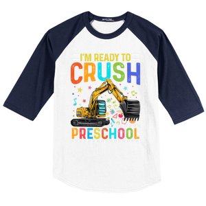 Im Ready To Crush Preschool Team Preschool Teacher Great Gift Baseball Sleeve Shirt