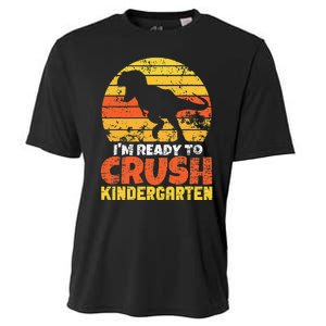 I'm Ready To Crush Kindergarten Dinosaur First Day Of School Cooling Performance Crew T-Shirt